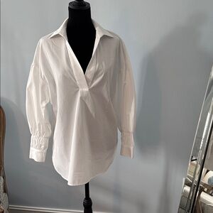 J. Crew White Thomas Mason Shirt